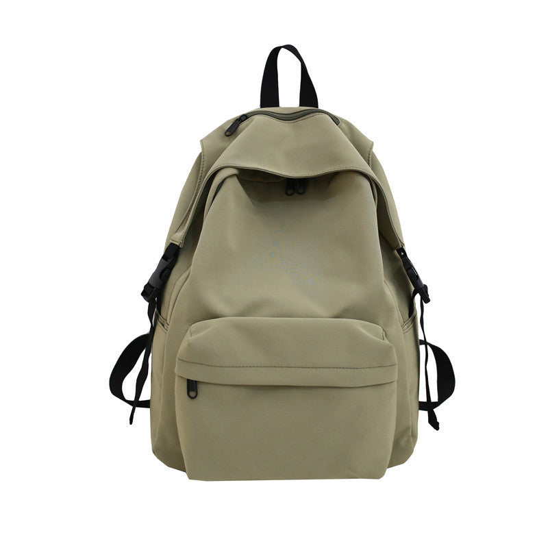 Women's Solid Color Fashion Nylon Female Korean Backpacks