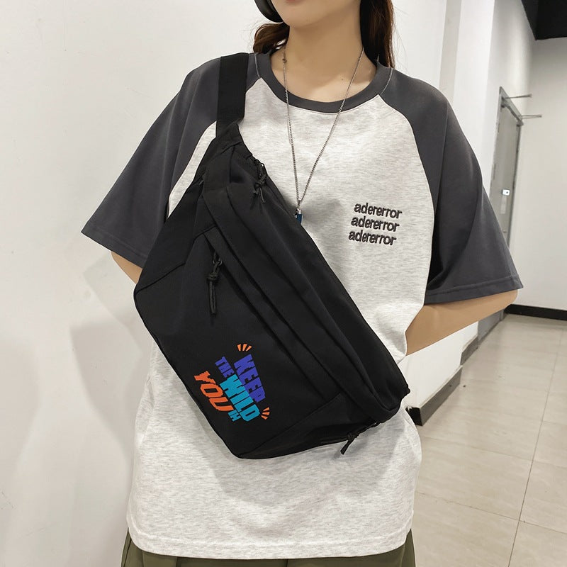 Versatile Fashion Boys Couple Female Work Waist Packs