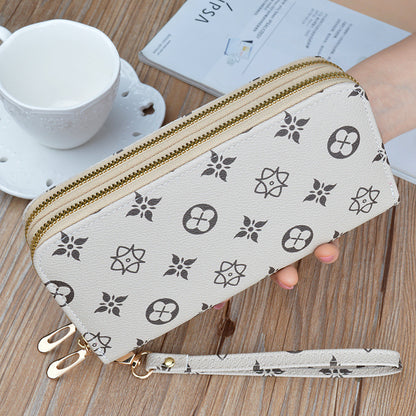 Women's Clutch Fashion Printing Large Capacity Change Phone Bags