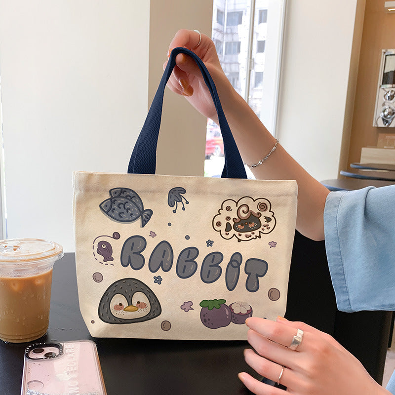 Canvas Female Cartoon Cabs Fashion Korean Handbags