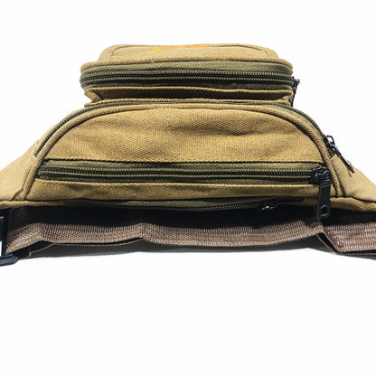 Sacs banane en toile pour hommes, pour course à pied, chantier de construction, pour hommes