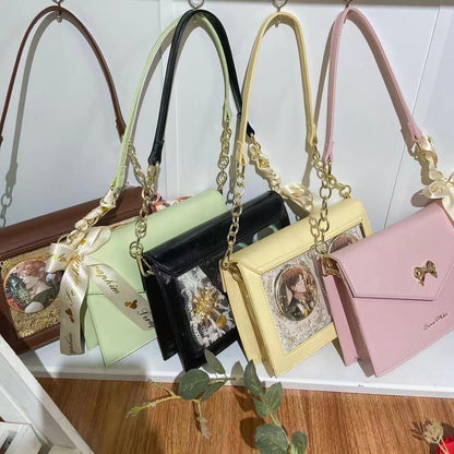 Women's Peripheral Secondary Element Daily Sweet Cartoon Crossbody Bags