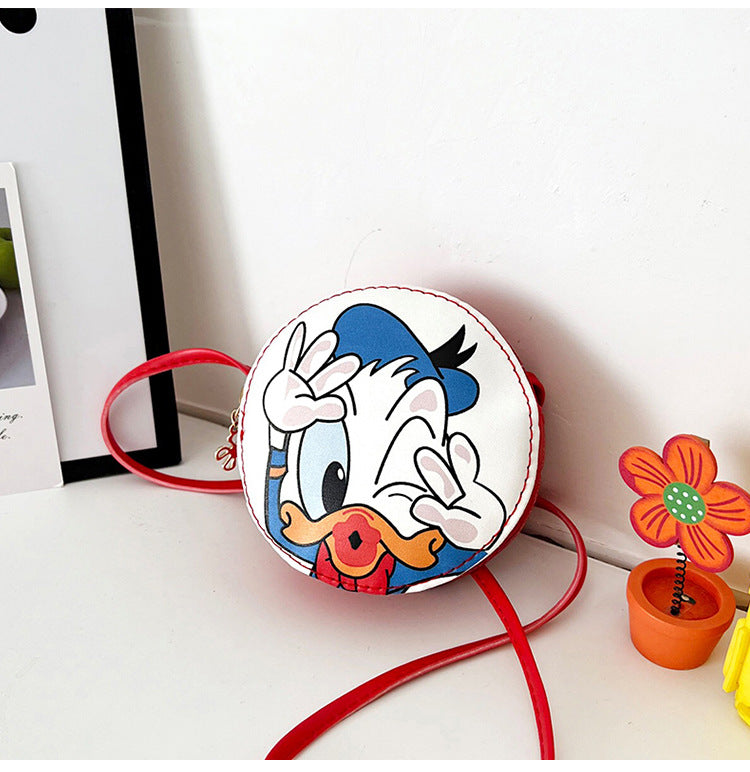 Children's Korean Style Fashion Small Round Cartoon Children's Shoulder Bags