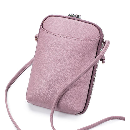 Women's Genuine Leather Design Mobile Simple Fashion Phone Bags