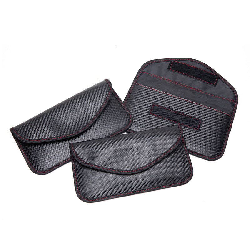 Mobile Signal Shielding Carbon Fiber Car Phone Bags