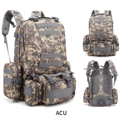 Sac à dos de sport militaire de grande taille pour hommes, idéal pour le camping et le cross-country