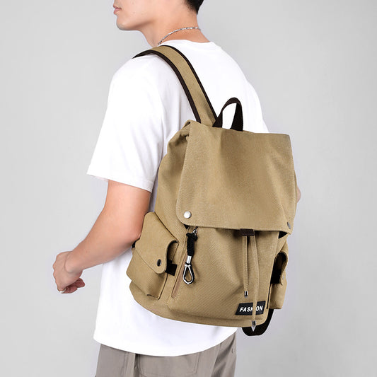 Autumn Retro Trendy Simple Large Capacity Backpacks