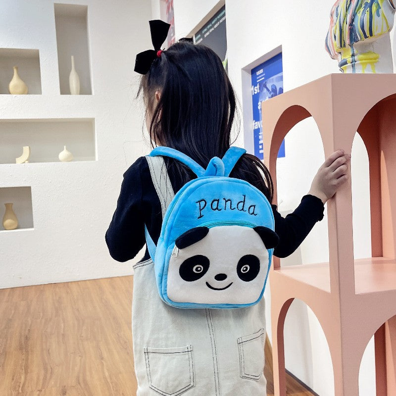 Sacs d'école maternelle en peluche pour enfants, mignons, de grande capacité, avec dessin animé