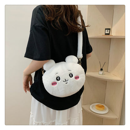 Ji Yi Plush Cute Wu Ka Crossbody Bags