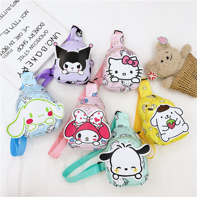 Children's New Cartoon Mini Cute Princess Children's Waist Packs