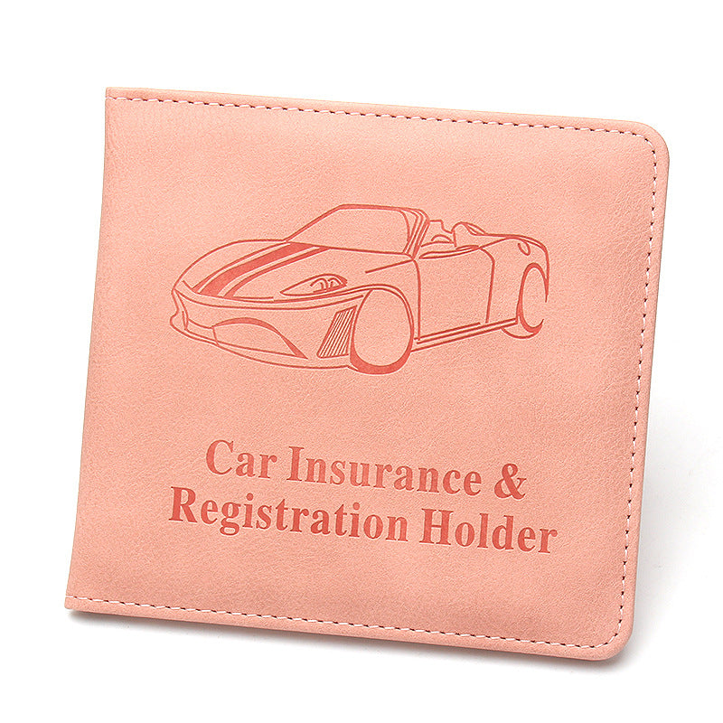 Driving License Cover Car Insurance Short Id Package