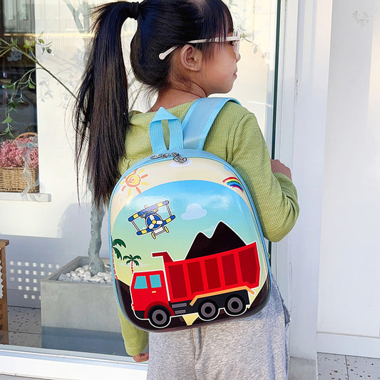 Adorable Engineering Vehicle Super Cool Toy Kindergarten School Bags