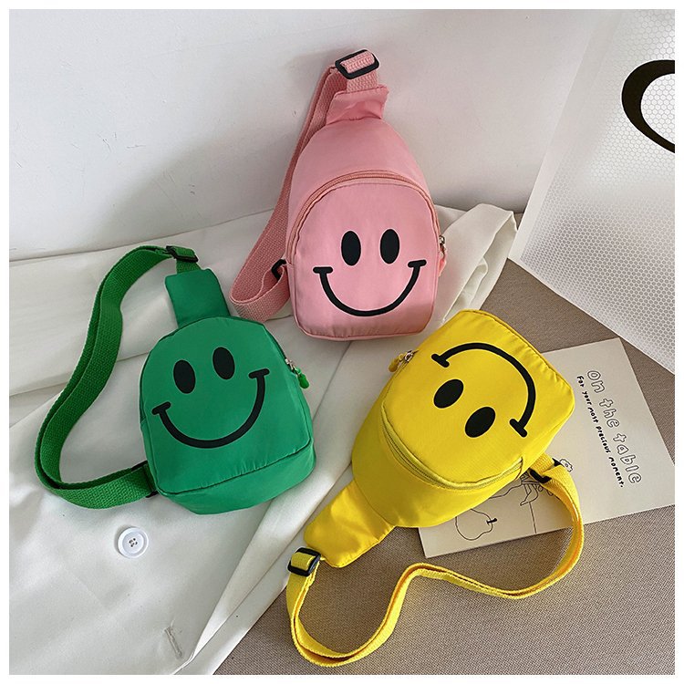 Sacs banane pour enfants avec smiley de style occidental