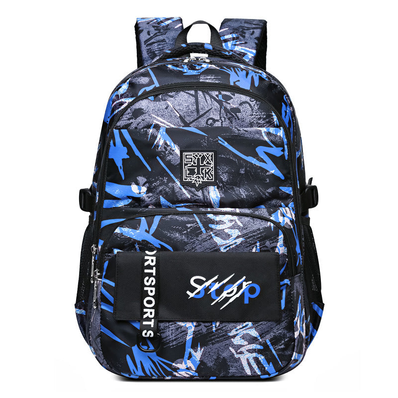 Camouflage Printing Large Capacity Computer Junior High Backpacks