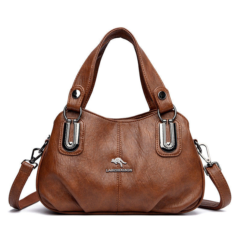 Attractive Slouchy Large Capacity Shell Mother Handbags