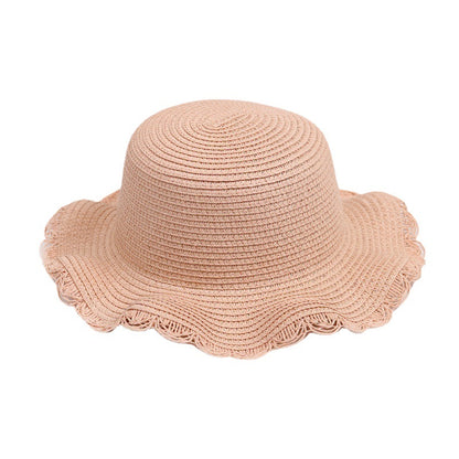 Mini chapeau de paille mignon pour enfant et femme, porte-monnaie pour enfant