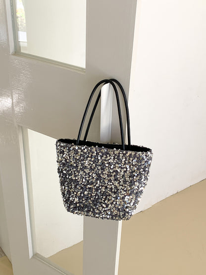 Women's Portable Sier Sequin Fashion Fashionable Crossbody Bags