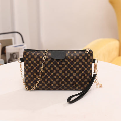 Women's Printed Small Square Design Simple Portable Crossbody Bags