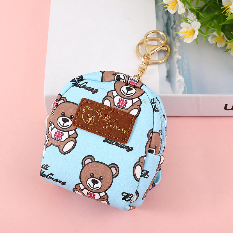 Wind Danny Bear Heart Mini Lovely Children's Coin Purse