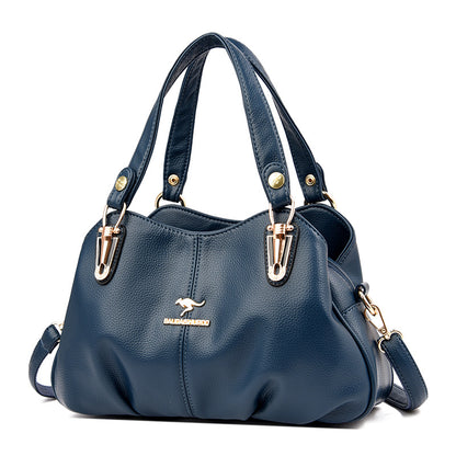 Women's Kangaroo Large Capacity Elegant Soft Handbags