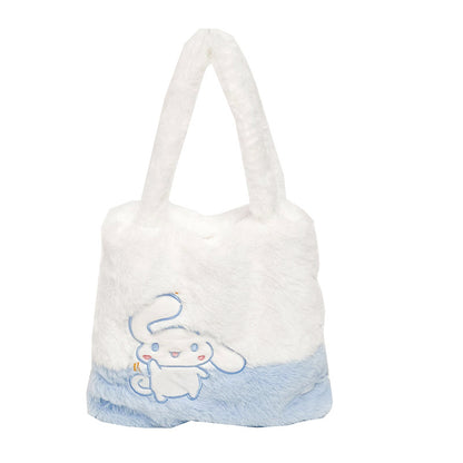 Heart Hand Style Embroidery Soft Zipper Bags