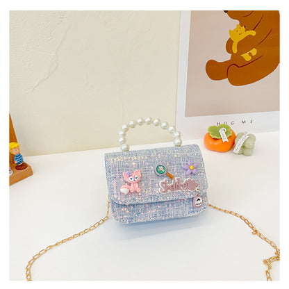 Children's Classic Style Summer Sequined Cartoon Cute Children's Shoulder Bags