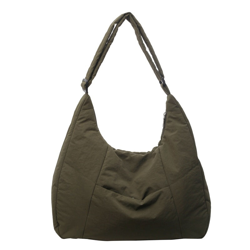 Women's Early Spring Large Capacity Dumpling Simple Shoulder Bags