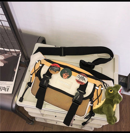 Men's Trendy Cartoon Style Couple Street Female Waist Packs