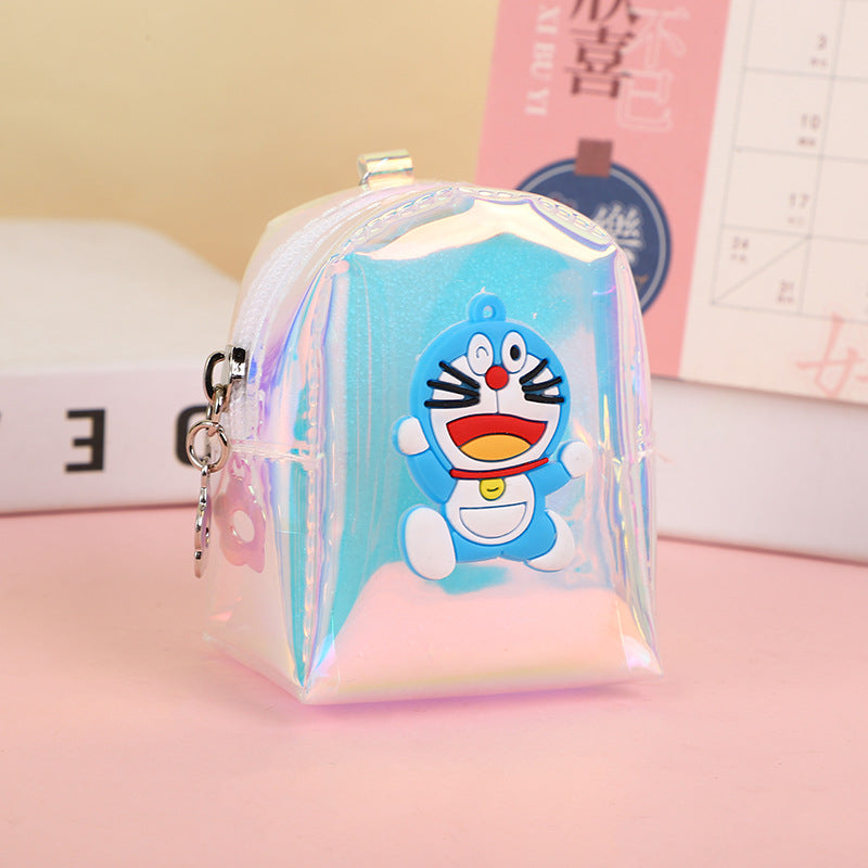 Transparent Jelly Colorful Portable Mini Cartoon Children's Coin Purse