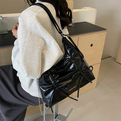 Women's Bow Trendy Fashion Sweet Tote Leisure Shoulder Bags