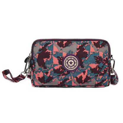 Mini-pochette polyvalente en toile pour femme