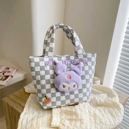 Children's Korean Style Cute Doll Heart Storage Handbags