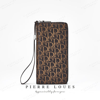 Women's Retro High-grade Long Large Capacity Zipper Ladies Wallets