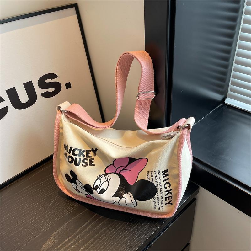 Canvas Female Fashion Large Capacity One Crossbody Bags