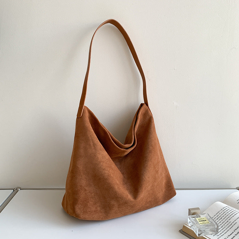 Women's Suede Underarm Large Capacity Autumn High-grade Shoulder Bags