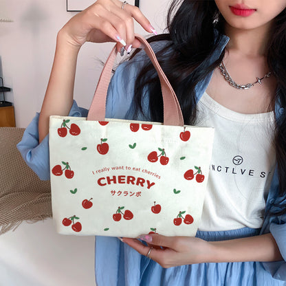 Canvas Female Cartoon Cabs Fashion Korean Handbags