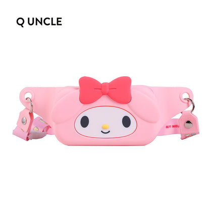 Sacs banane pour enfants Hello Kitty en silicone avec mélodie de dessin animé autorisés