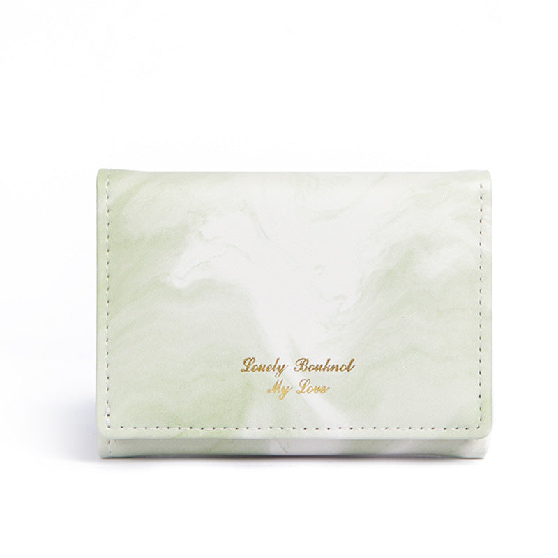 Women's Short Exquisite Mini Prepuce Advanced Gradient Ladies Wallets