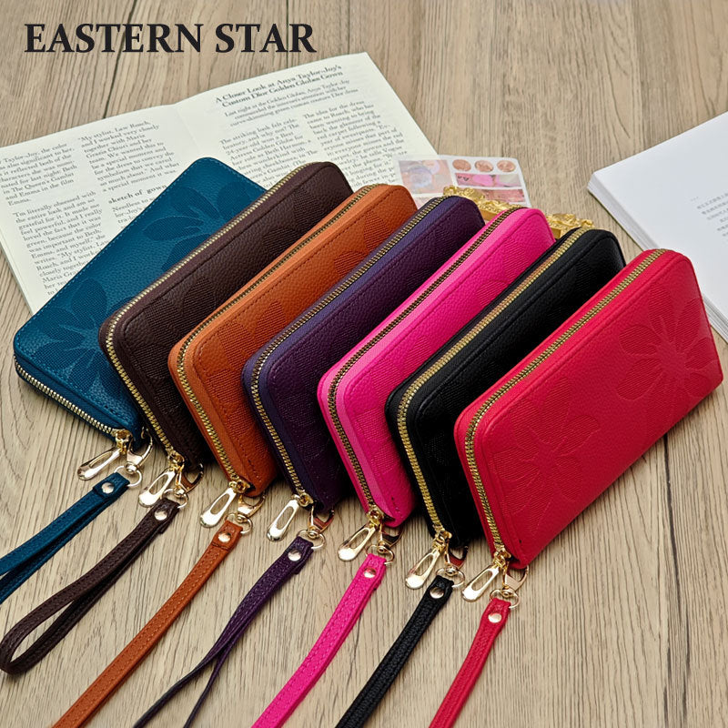 Women's Long Clutch Large Capacity Mobile Ladies Wallets