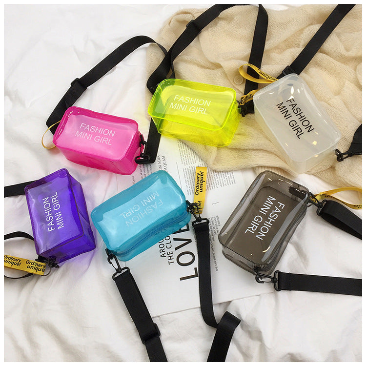 Transparent Summer Trendy Candy Color Gel Bags