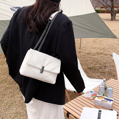 Sacs à bandoulière carrés de petite taille à chaîne pour femmes, tendance et populaire, pour l'été