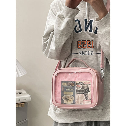 Square Design Small Food Intake Cartoon Daily Mobile Crossbody Bags