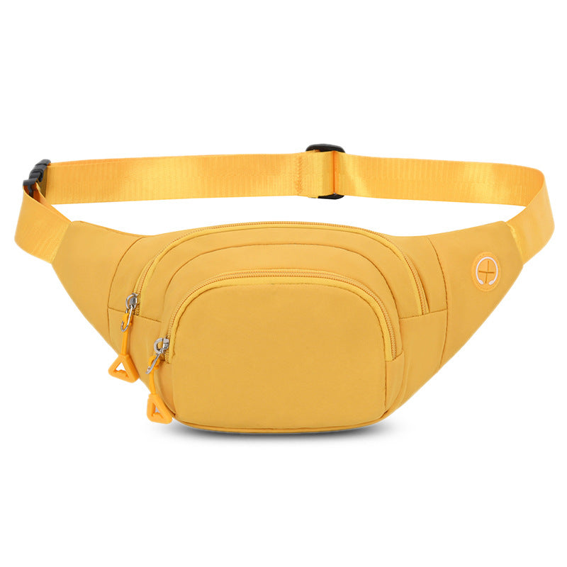 Women's Leisure Fashion Large Capacity Mobile Contrast Waist Packs