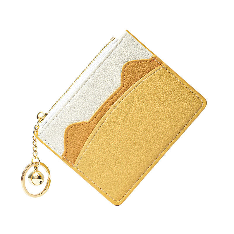 Women's Contrast Color Cute Good-looking Mini Ladies Wallets