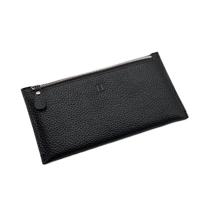 Women's Genuine Leather Korean Style Simple Zipper Ladies Wallets