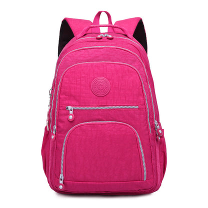 Nylon Waterproof Large Capacity Simple Lightweight Backpacks