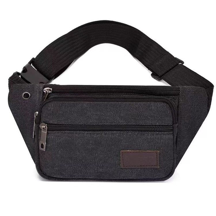 Women's & Men's & Large Capacity Canvas Construction Site Men's Waist Packs