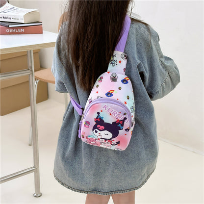 Sac banane tendance pour enfants, cadeau pour garçons, dessin animé mignon, clown