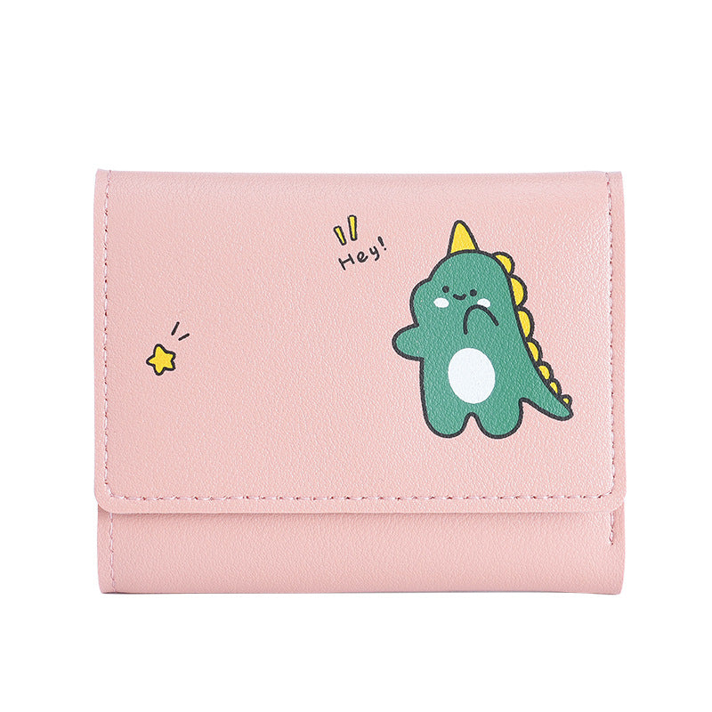 Female Off Short Style Printed Cute Ladies Wallets