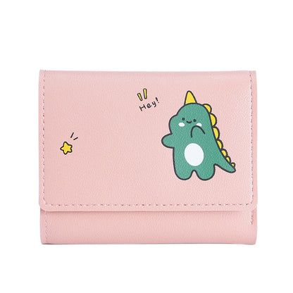 Female Off Short Style Printed Cute Ladies Wallets